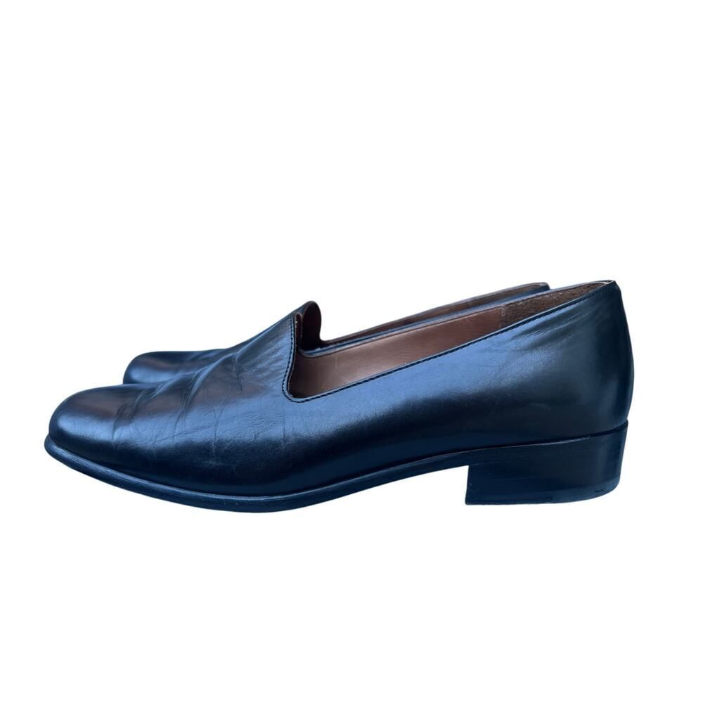 COACH WOMEN’S BLACK LEATHER LOAFERS WOMENS SIZE 6W